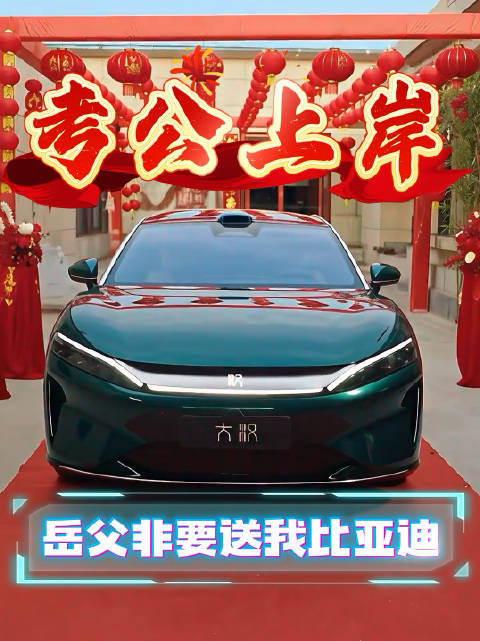 比亚迪电车入编公务车，山东考公上岸岳父送比亚迪