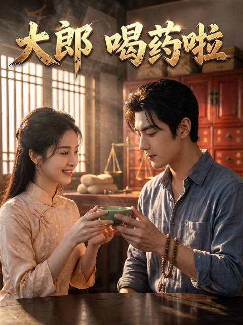 短剧·大郎 喝药啦-第26集-回春堂抓药郎中江川，实为身家百亿的集团掌门。替姐嫁人的假千金苏禾，只想熬满三个月卷走五百万