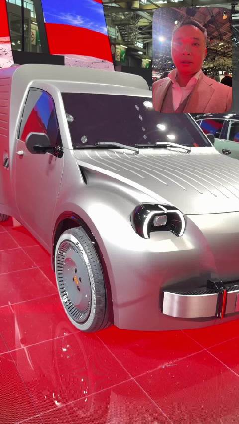 巴黎车展雪铁龙2CV Fourgonnette概念车电动复活