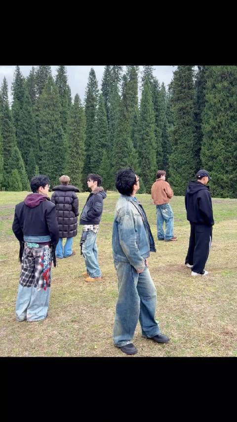 于洋晒六人抽象转场