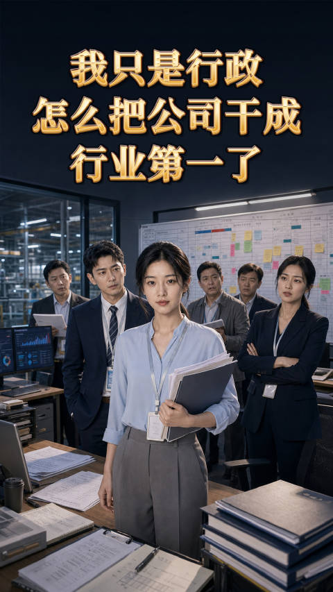 短剧·我只是行政，怎么把公司干成行业第一-第7集-普通行政陆晚晴在连年亏损的星澜制造，靠会议室预约、订餐、门禁、仓库等基