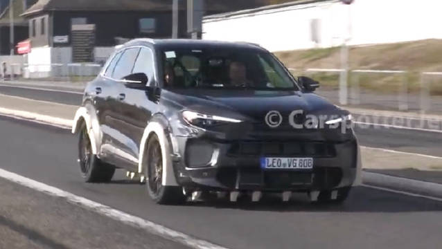 保时捷新Macan搭载V8发动机 套Q5壳测试