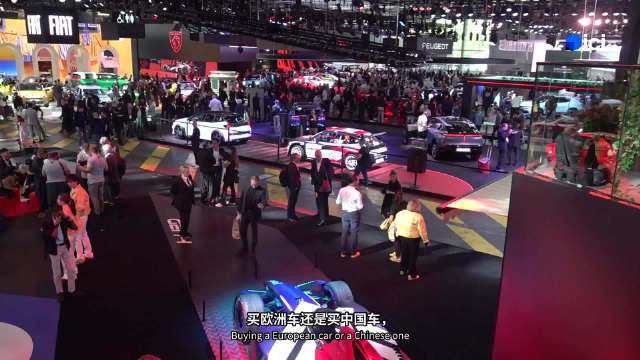 巴黎车展 France 3 现场问观众买不买中国车