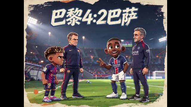 巴黎圣日耳曼4比2巴萨，巴萨11场连胜终结