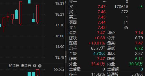 603999，午后直线涨停！昨日一度跌停