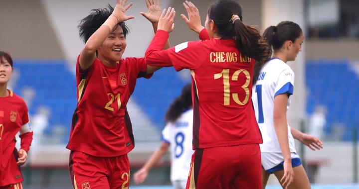 两连胜提前出线 中国U17女足将与美国队争夺小组第一 两连胜提前出线 中国U17女足将与美国队争夺小组第一