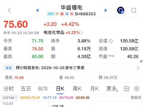 华盛锂电Q3净利3.13亿、+800.58%:价格是主推力