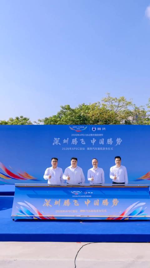 六百多台腾势D9就位，国产MPV亮相国际大会