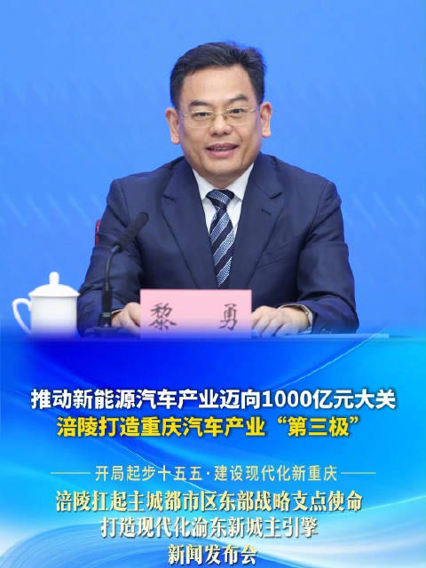 涪陵力争2030年工业产值占全市十分之一