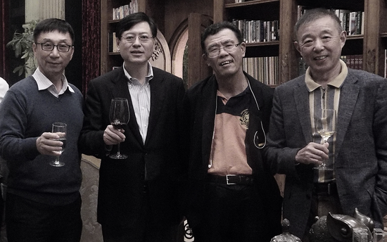 2016年11月9日,杨元庆与刘晓光的最后一张合影