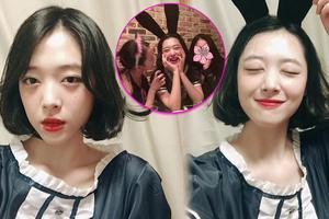 崔雪莉玩角色扮演 cos兔女郎清纯甜美