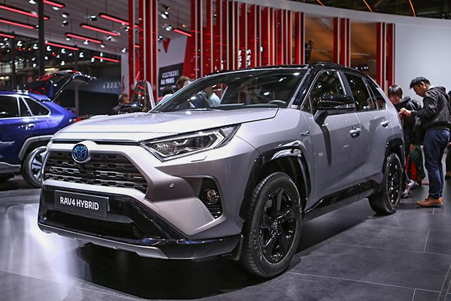 实拍|造型硬朗 新一代丰田RAV4混动版