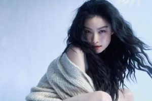 倪妮海藻卷发大片释出好随性