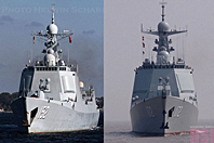 中国海军几代网红驱逐舰大对比