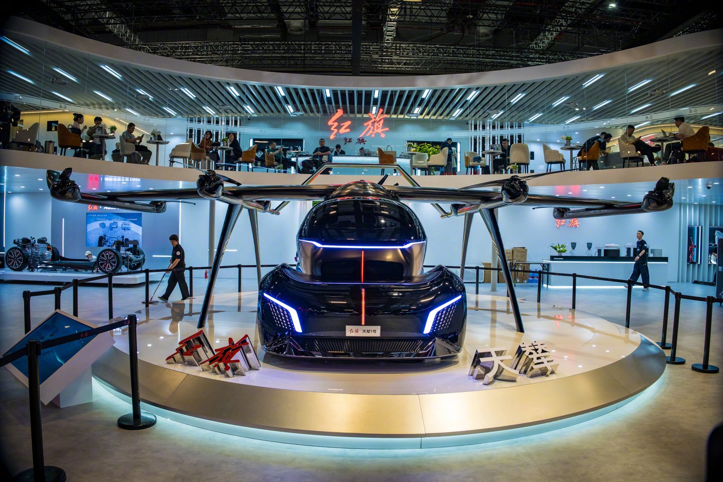 红旗飞行汽车目标2029年推出首款产品，2035年商业化载人飞行