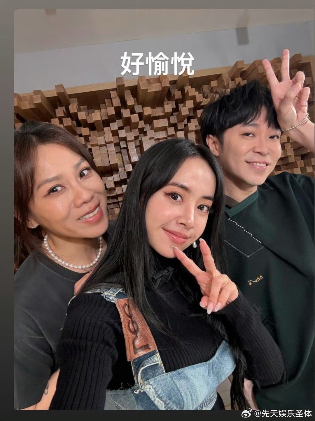 蔡依林蔡健雅吴青峰晒自拍合照引合作猜测