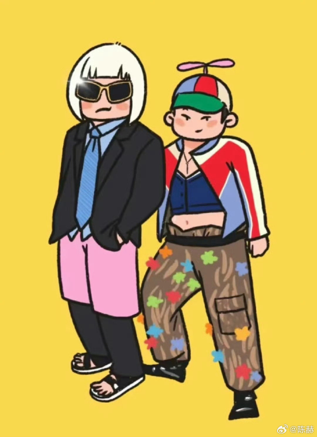 陈赫卡点祝福董宝石生日快乐