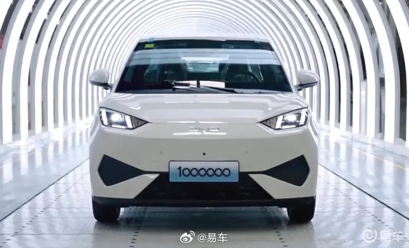 比亚迪海鸥27个月达成百万辆下线，搭载27项智驾功能