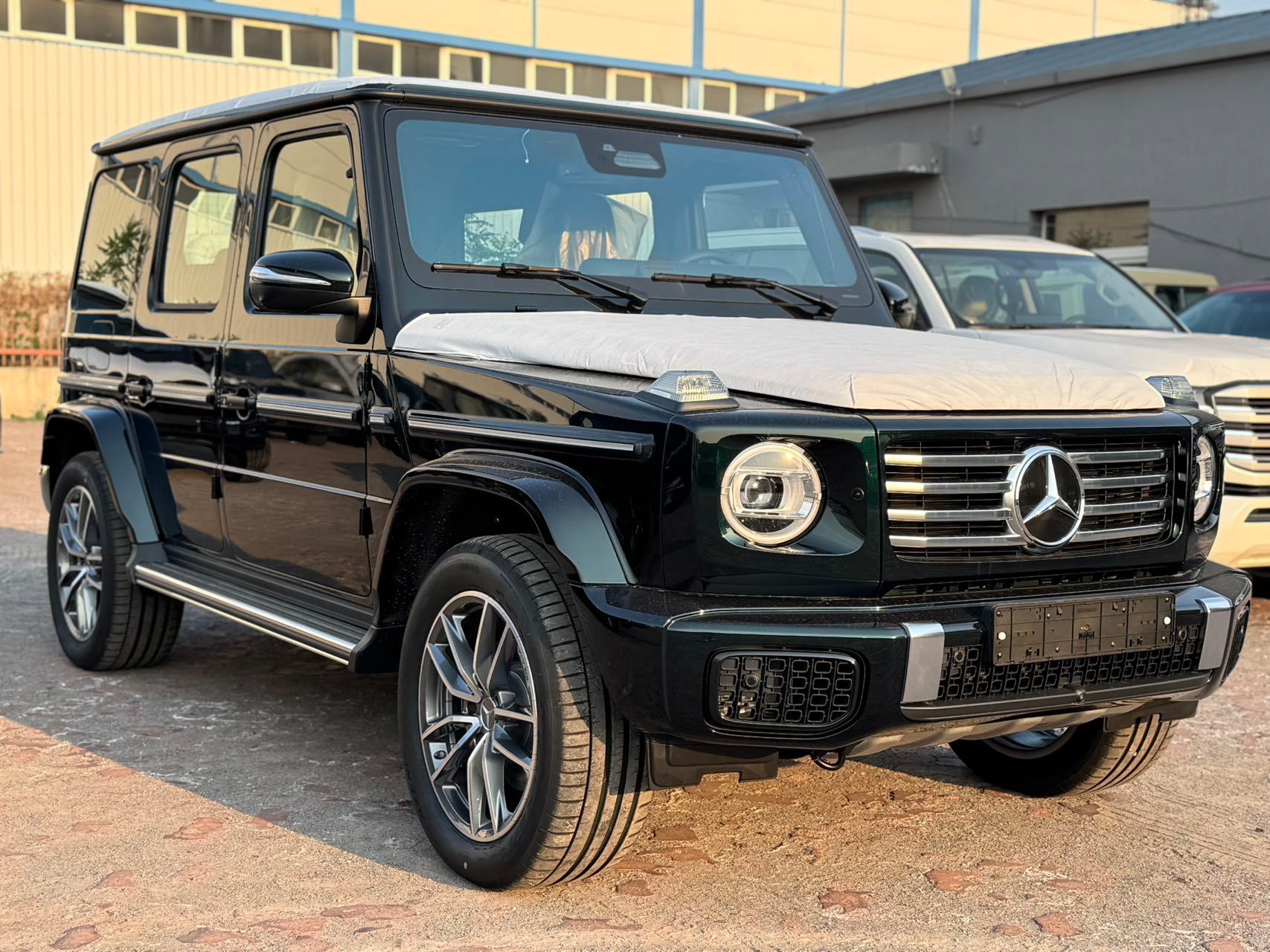 韩版奔驰G450d祖母绿柴油车首驾体验