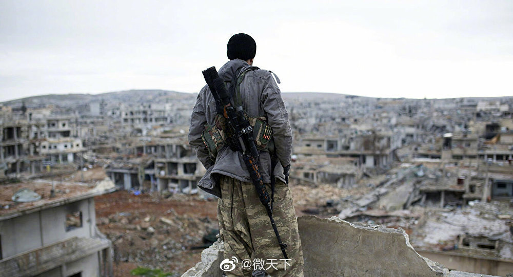 叙利亚库尔德武装对土耳其城市努赛宾还以炮击