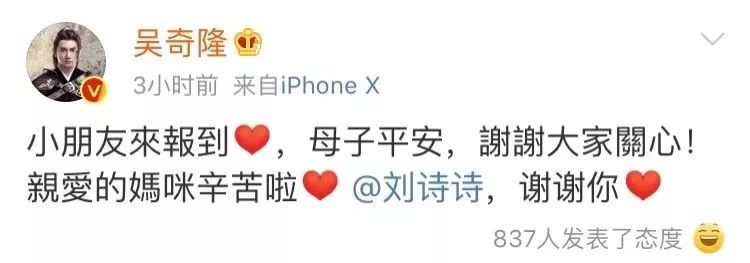 刘诗诗怀孕生子:不争不抢,却默默地拥有了全世界。