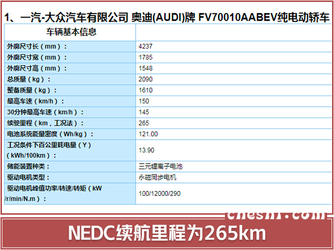 SUV,奥迪Q2L e-tron,奥迪电动车 最快6月份上市!奥迪首款国产电动SUV 30万起售