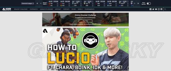 守望先锋联赛与比赛视频媒体Akshon Esports合作 共同制作比赛集锦