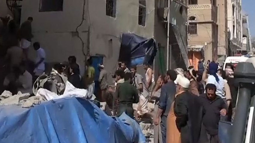 也门首都遭到沙特空袭（巴基斯坦电台）