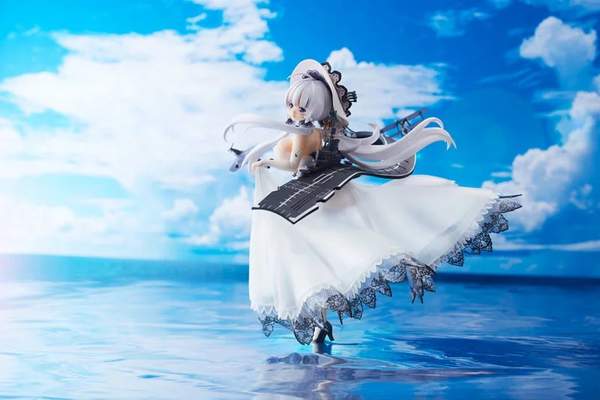 《碧蓝航线》光辉手办 小姐姐笑脸暖心,白礼服优雅迷人
