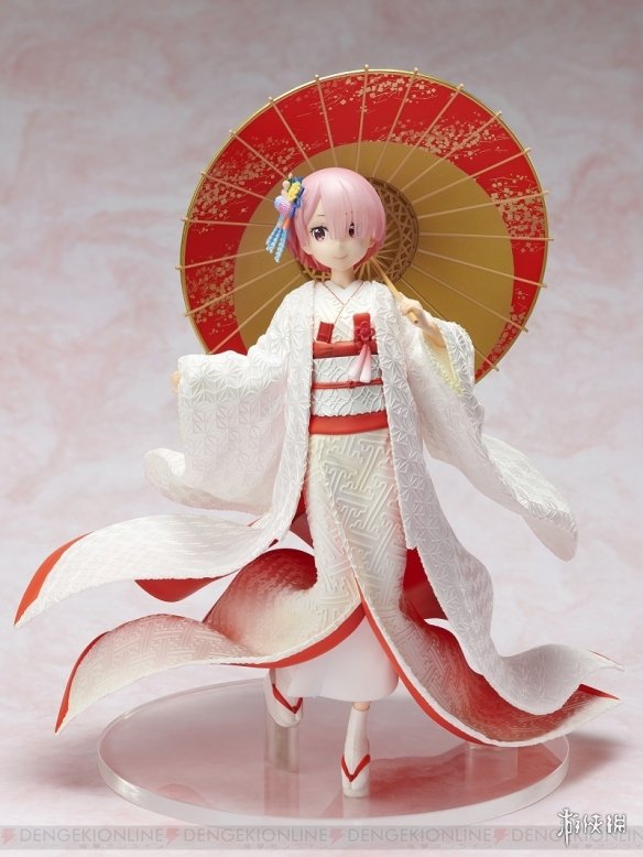 《Re:从零开始的异世界生活》拉姆等身大胸像手办1/7白无垢手办赏!