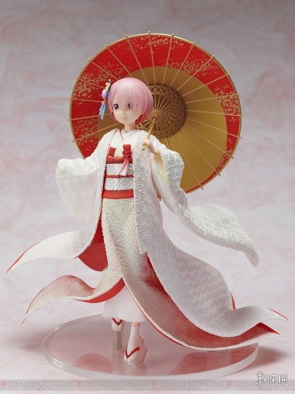 《Re:从零开始的异世界生活》拉姆等身大胸像手办1/7白无垢手办赏!