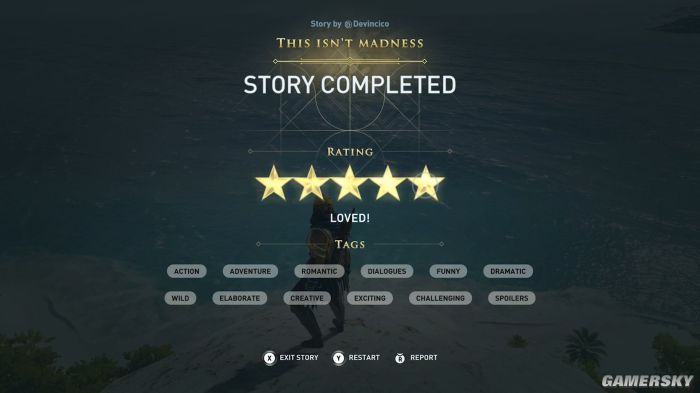 《AC奥德赛》故事创作模式首发评测:创造自己的奥德赛