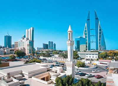 巴林首都麦纳麦一景.   新浪图片