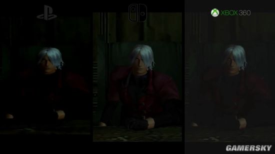 NS版《鬼泣1》画面对比Xbox 360/PS2 表现差距不大