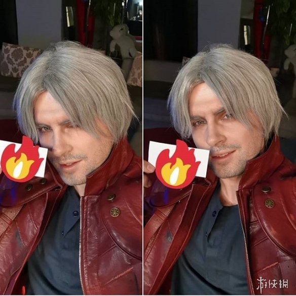 俄罗斯帅哥cos《鬼泣5》但丁 露出翘臀火辣又骚气!