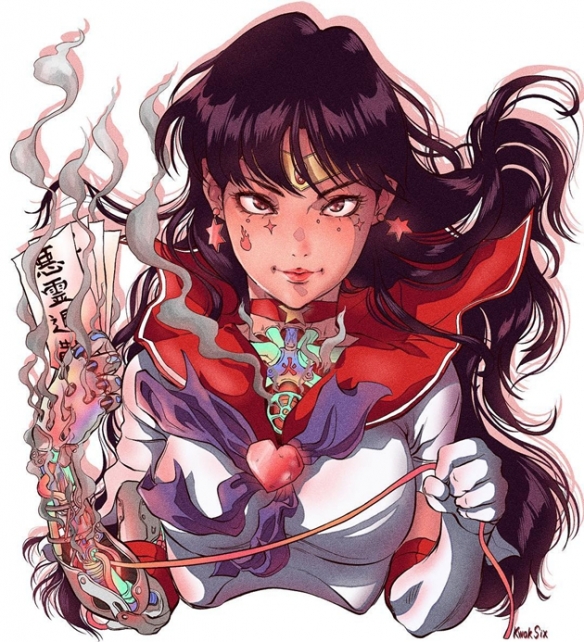 钢铁化的美少女战士!月野兔超杀眼神美出新高度!