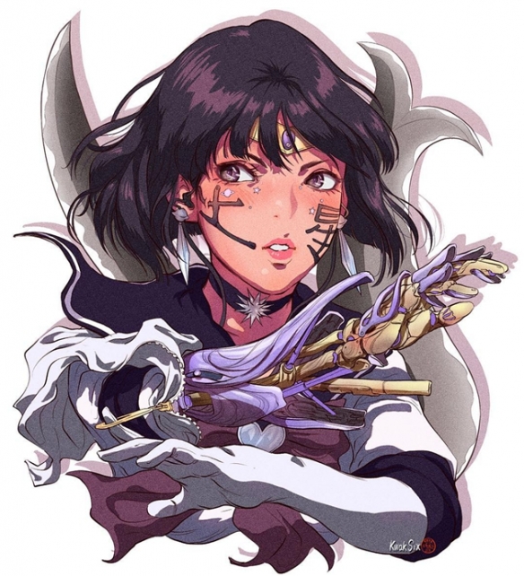 钢铁化的美少女战士!月野兔超杀眼神美出新高度!