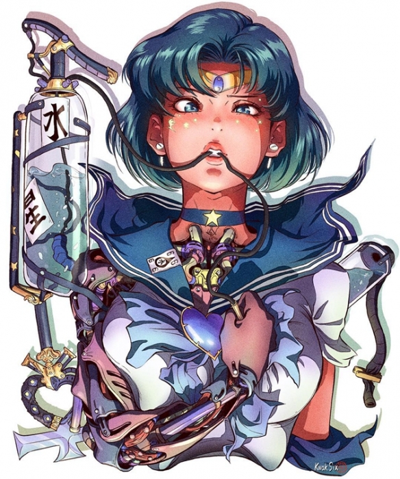 钢铁化的美少女战士!月野兔超杀眼神美出新高度!