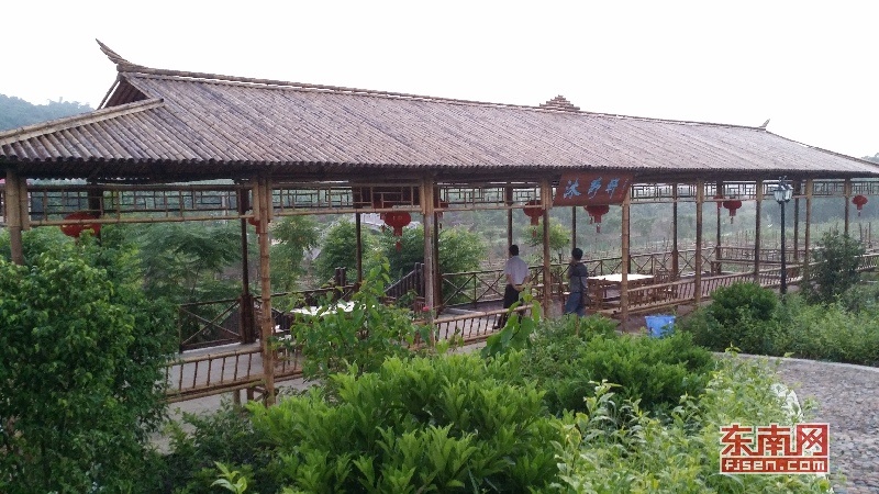 龙山镇坪埔村休闲公园。龙山镇 供图
