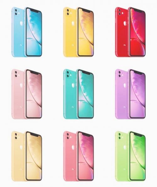 新款iPhoneXR最新渲染图曝光:配色高达9种 新款iPhoneXR最新渲染图曝光:配色高达9种