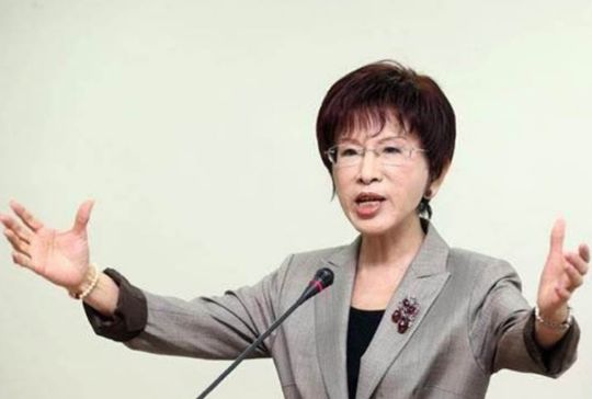 ▲国民党前主席洪秀柱。(图源:《中时电子报》)