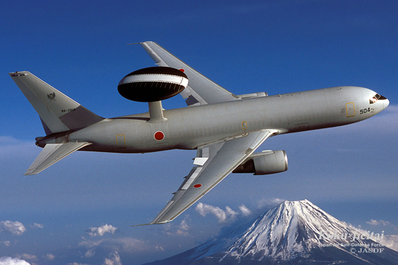 (日本航空自卫队装备的E-767预警机)