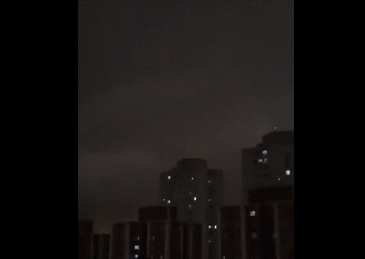 黑烟笼罩下的圣保罗 图片来源:社交媒体