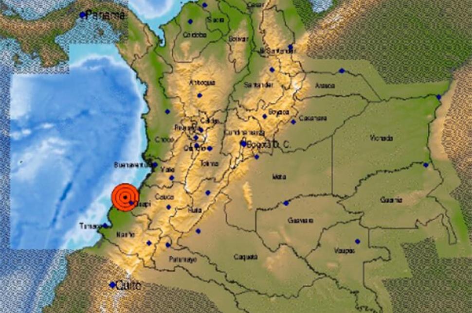 哥伦比亚发生里氏5.3级地震 震源深度58公里