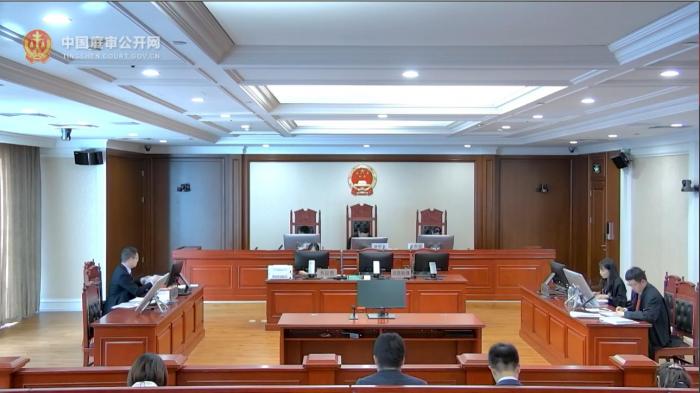 (9月24日,黄文得与滴滴出行滥用市场支配地位纠纷案庭审现场 来源:中国庭审公开网)