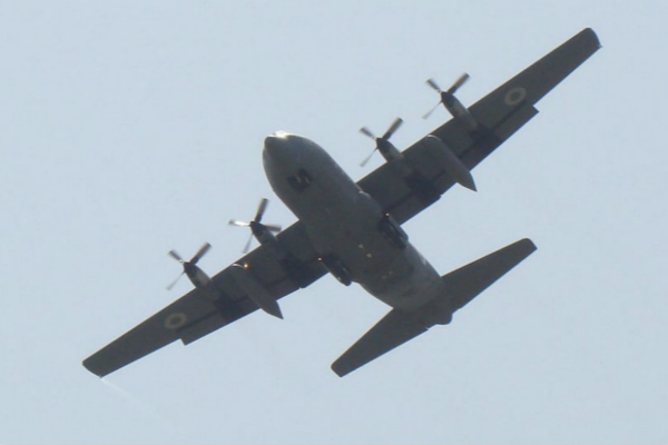 C-130运输机资料图(图:俄罗斯卫星通讯社)