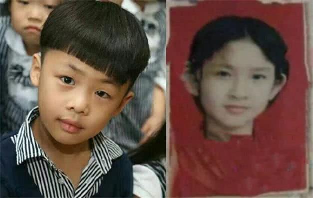 王子文儿时虽是短发却不“假小子”，更被马景涛前妻的童年照美哭