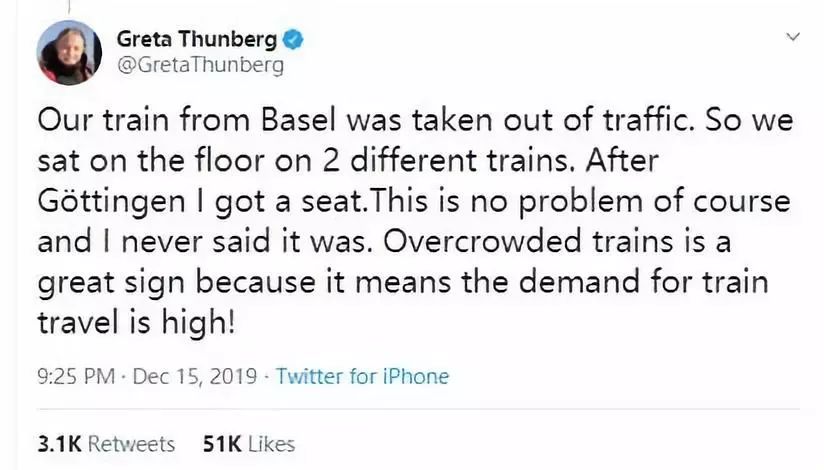 环保少女格雷塔差点翻车 这回碰上硬茬了