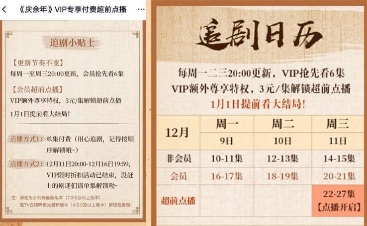 腾讯视频超前点播活动规则截图