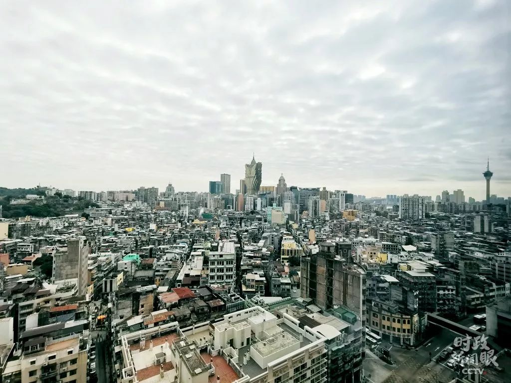 △澳门城区。(央视记者周志国拍摄)
